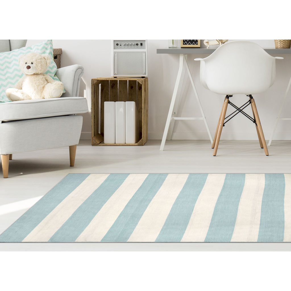Trans Ocean Sorrento Rugby Stripe Area Rug