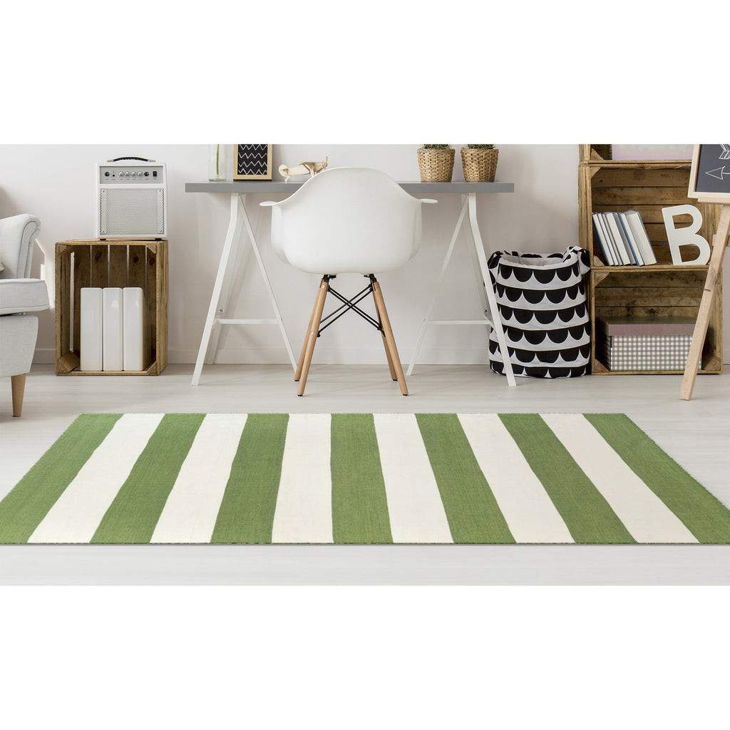Trans Ocean Sorrento Rugby Stripe Area Rug