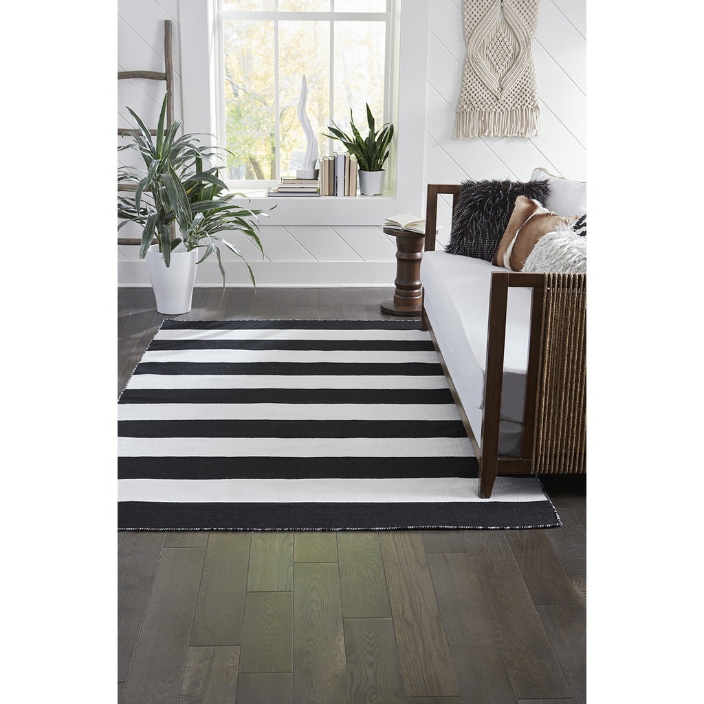 Trans Ocean Sorrento Rugby Stripe Area Rug