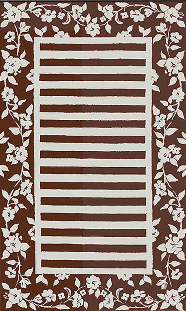 Rug Market Closeout Silk Rose Stripe