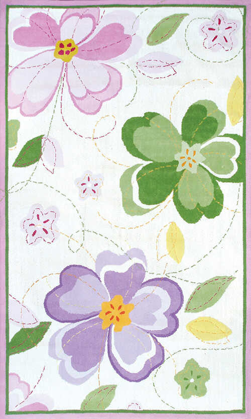 Rug Market Kids Flower Stitch