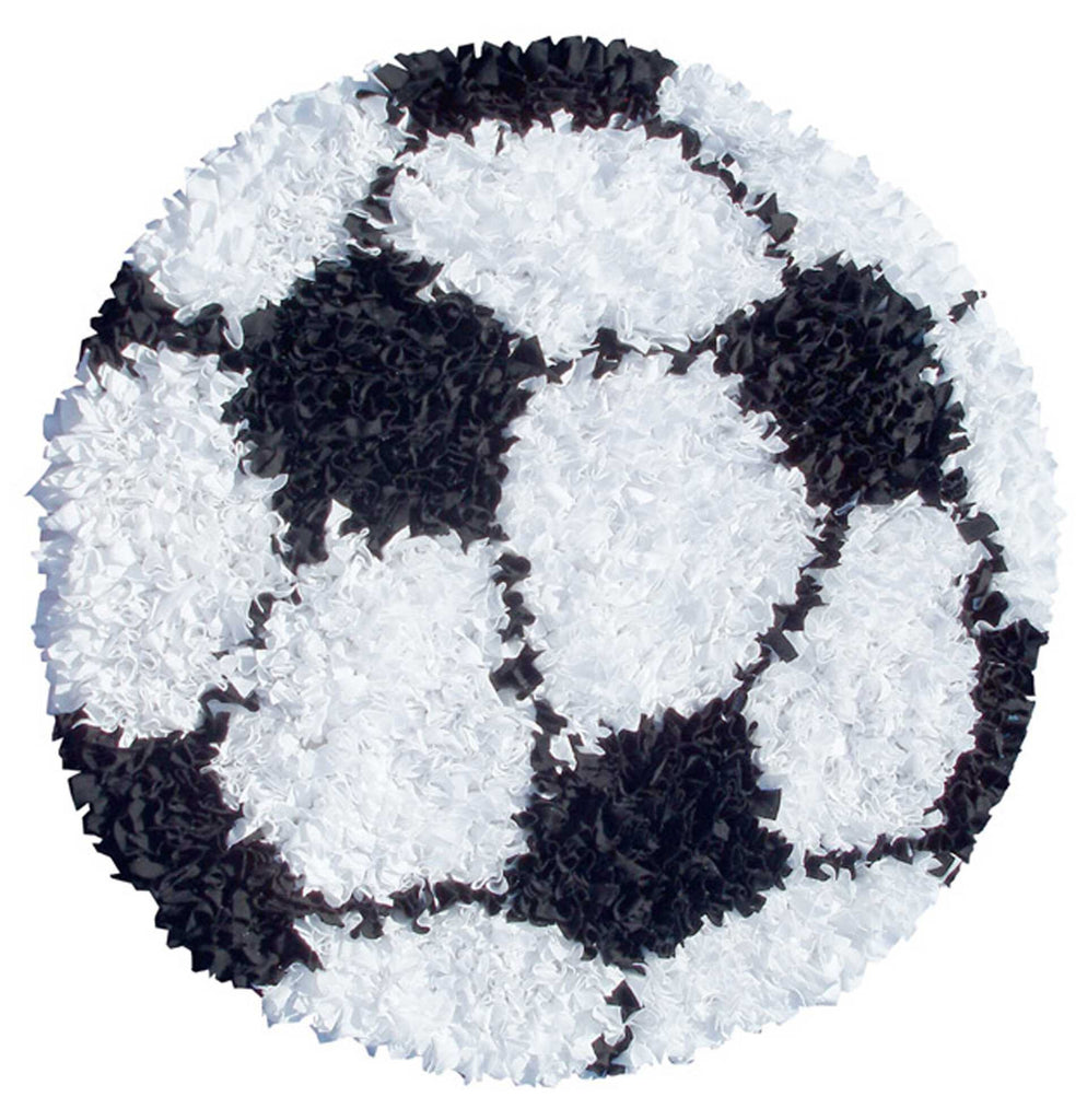 Rug Market Closeout Shaggy Raggy Soccer Ball