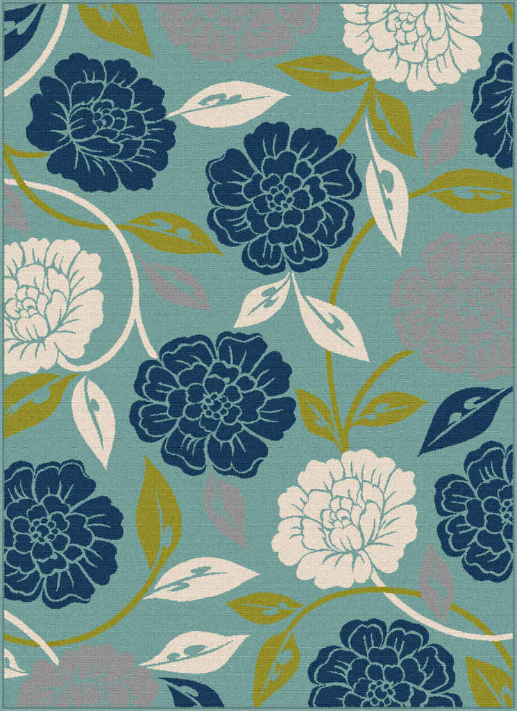 Tayse Garden City Peony Area Rug