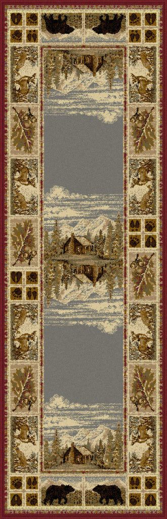 Tayse Nature Lakeside Retreat Area Rug
