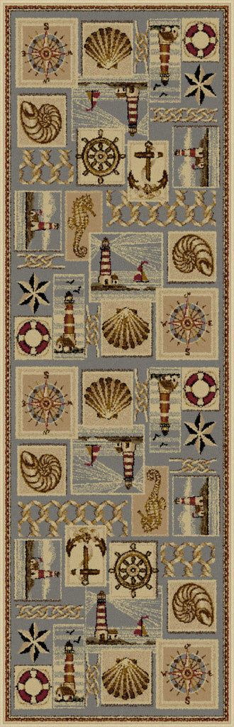 Tayse Nature Seashore Delight Area Rug