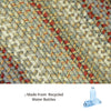 Homespice Decor Winter Wheat Ultra Wool Braided Rug