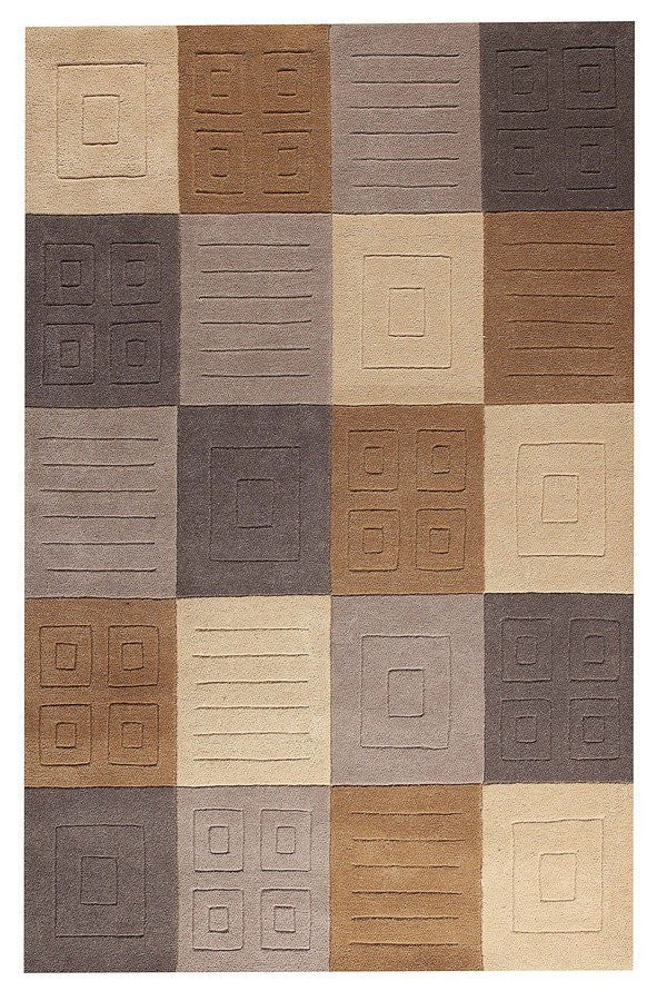 MAT Orange 5WT Cuadro Area Rug