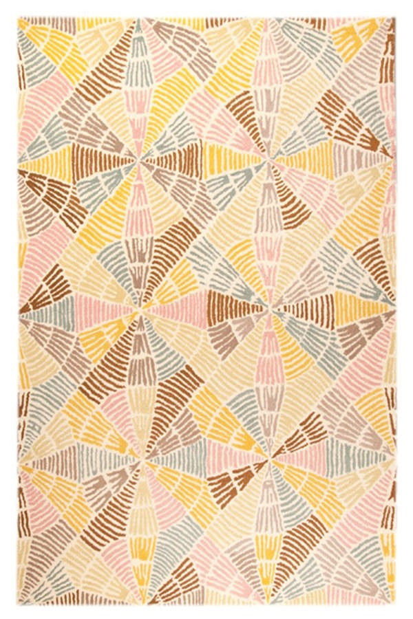 MAT Orange 6WT Labyrinth Area Rug